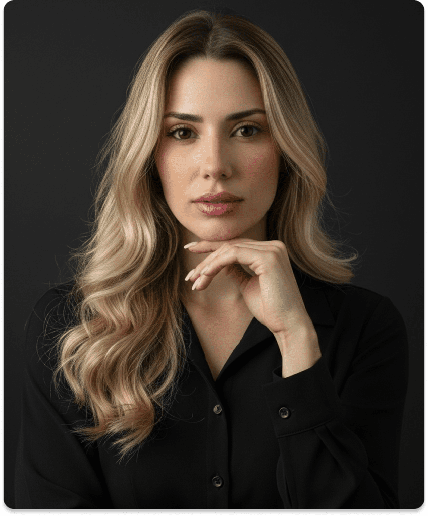 Retrato profissional da Dra. Thalissa Moara, fisioterapeuta domiciliar em Nilópolis RJ
